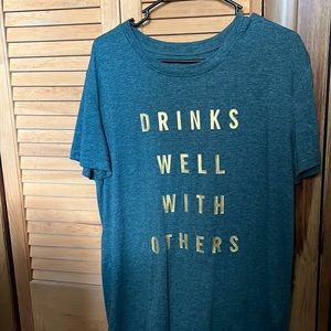Drinks Well With Others Tee - Large